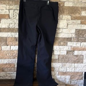 Chicos Black Size 2R stretchy dress pants
